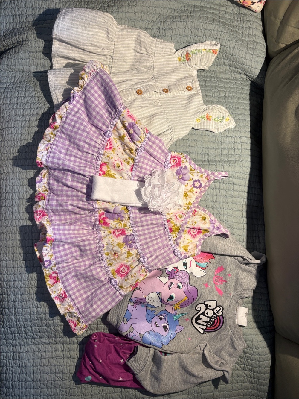 12 monthsBlueberi Boulevard dress,Rachel Zoe dress, My Little Pony  and Headband